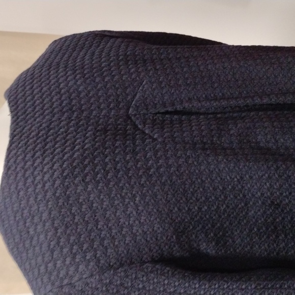 Talbots navy blue cotton basket weave coat. NWT. Size 12 - Picture 8 of 12